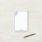 Hilton Head Island SC  Map Navy Blue Post-it® Notes (Op bureau)