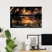Hilton Head Island SC Poster (Thuiskantoor)