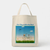Hilton Head Island SC strand biking Tote Bag (Achterkant)