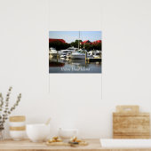 Hilton Head Island Shelter Cove Marina Poster (Keuken)