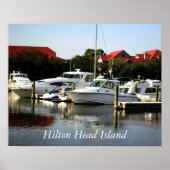 Hilton Head Island Shelter Cove Marina Poster (Voorkant)