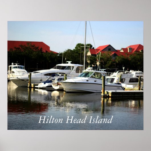Hilton Head Island Shelter Cove Marina Poster (Voorkant)