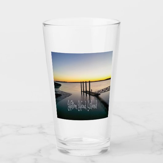 Hilton Head Island South Carolina Glas (Voorkant)