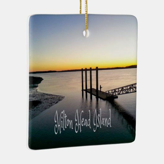 Hilton Head Island South Carolina Keramisch Ornament (Rechts)