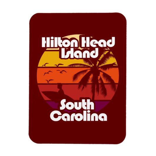 Hilton Head Island South Carolina Magneet (Verticaal)