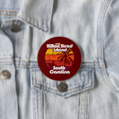 Hilton Head Island South Carolina Ronde Button 7,6 Cm (In situ)