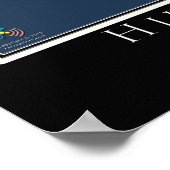 Hilton Head Island South Carolina Satellite Poster (Hoek)