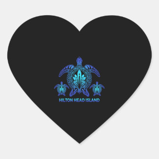 Hilton Head Island South Carolina Turtle Souvenirs Hart Sticker