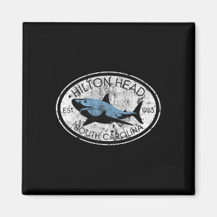 Hilton Head Island South Carolina Vissen Haai Fi Magneet