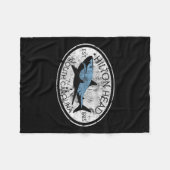 Hilton Head Island South Carolina Vist Shark Fi Fleece Deken (Voorkant (Horizontaal))