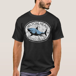 Hilton Head Island South Carolina Vist Shark Fi T-shirt