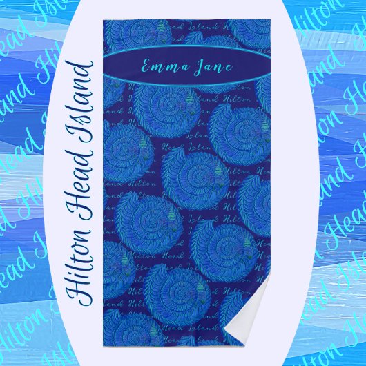 Hilton Head Island South Carolina  Zee Shell Strandlaken