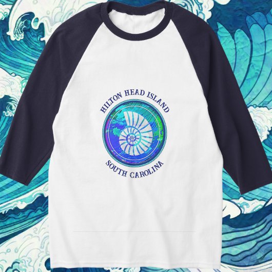 Hilton Head Island South Carolina Zee Shell T-shirt