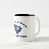 Hilton Head Island. Tweekleurige Koffiemok (Voorkant rechts)