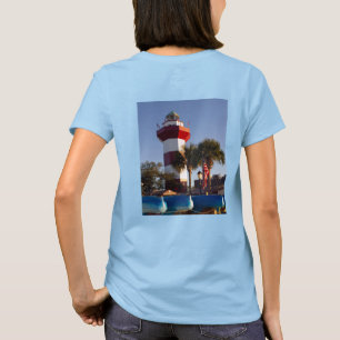 Hilton Head Island Vuurtoren en Anker T-shirt