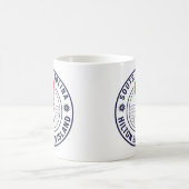 Hilton Head Island Vuurtoren Retro Sunset Koffiemok (Center)