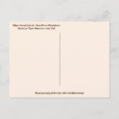 Hilton Head Island Zee Pines Marina Herfst vogelve Briefkaart (Achterkant)