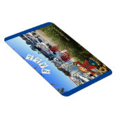 Hilton Head Island Zee Pines Marina Herfst vogelve Magneet (Rechterzijde)