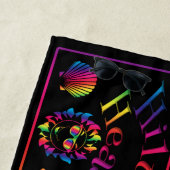 Hilton Head Kleurrijk Strandhanddoekontwerp Strandlaken (In situ)