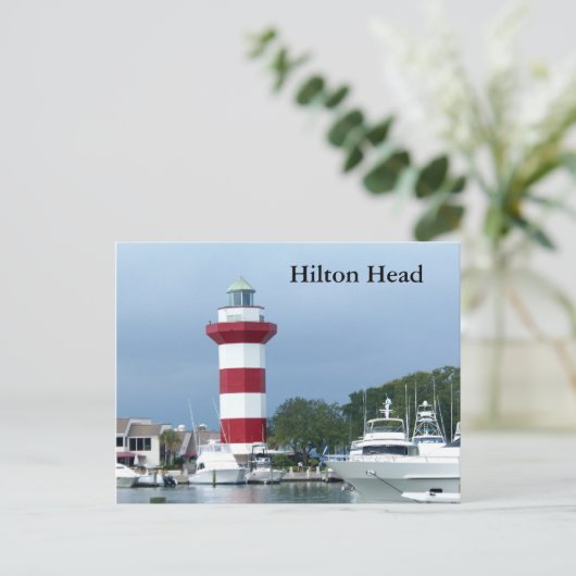 Hilton Head Lighthouse Briefkaart (Staand voorkant)