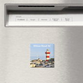 Hilton Head Lighthouse, fotografie op Magnet (Insitu (Vaatwasser))