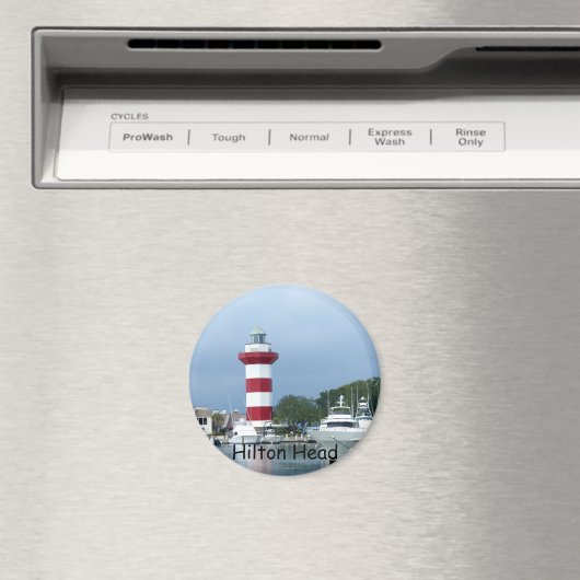 Hilton Head Lighthouse Magneet (Insitu (Vaatwasser))