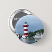 Hilton Head Lighthouse Ronde Button 5,7 Cm (Voorkant /achterkant)