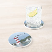 Hilton Head Lighthouse Zandsteen Onderzetter (Zijkant)
