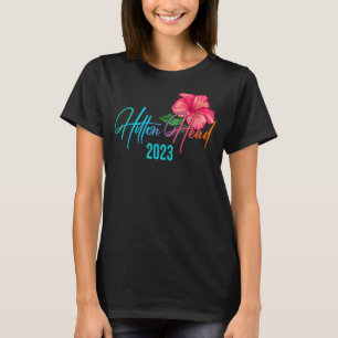 Hilton Head of Tropical Carolina Beach Luau Pa T-shirt