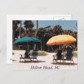 Hilton Head Post Card Briefkaart (Voorkant / Achterkant)