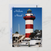 Hilton Head, SC Harbour Town Lighthouse Briefkaart (Voorkant / Achterkant)