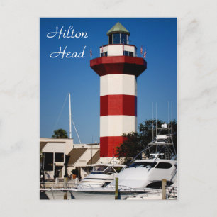 Hilton Head, SC Harbour Town Lighthouse Briefkaart