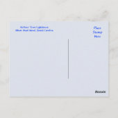 Hilton Head, SC Harbour Town Lighthouse Briefkaart (Achterkant)