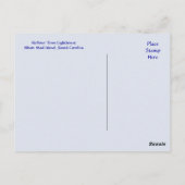 Hilton Head, SC Harbour Town Lighthouse Briefkaart (Achterkant)