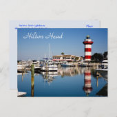 Hilton Head, SC Harbour Town Lighthouse Briefkaart (Voorkant / Achterkant)