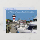 Hilton Head, SC Harbour Town Lighthouse Briefkaart (Voorkant / Achterkant)