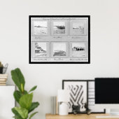 Hilton Head, SC Photo Vignettes 1862 Poster (Thuiskantoor)