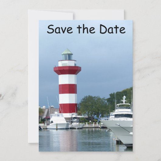 Hilton Head - Sla de datum op Save The Date (Voorkant)