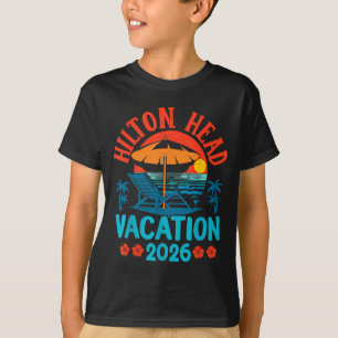 Hilton Head South Carolina 2026 Familievakantie Be T-shirt