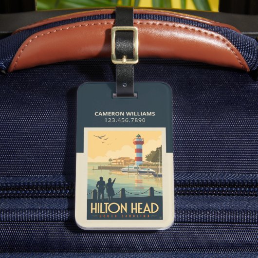 Hilton Head | South Carolina Bagagelabel (Voorkant Insitu 2)