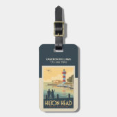 Hilton Head | South Carolina Bagagelabel (Voorkant verticaal)