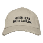 Hilton Head, South Carolina Embroized Pet (Voorkant)