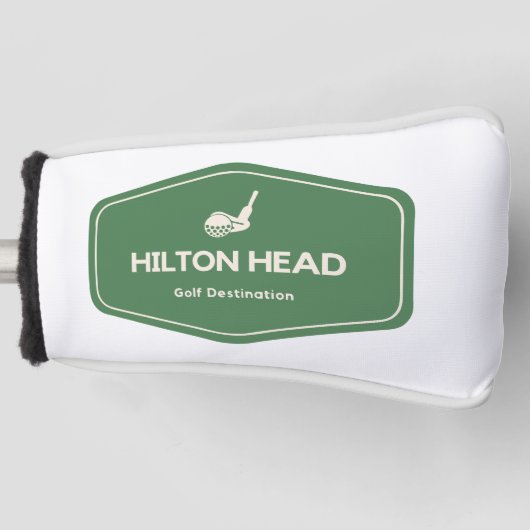 Hilton Head South Carolina golfbestemming Golfheadcover (Voorkant)