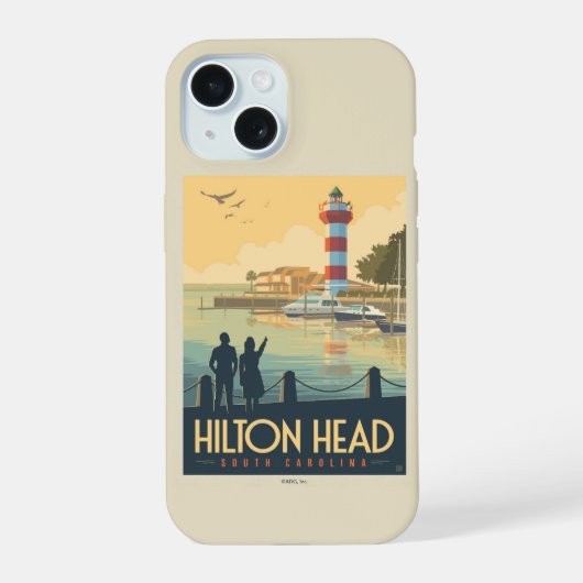 Hilton Head | South Carolina iPhone 15 Case (Achterkant)