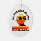 Hilton Head South Carolina Keramisch Ornament (Rechts)