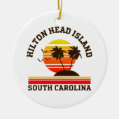 Hilton Head South Carolina Keramisch Ornament (Voorkant)