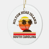 Hilton Head South Carolina Keramisch Ornament (Links)