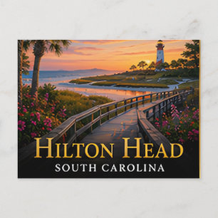 Hilton Head South Carolina Lowcountry Kust Briefkaart