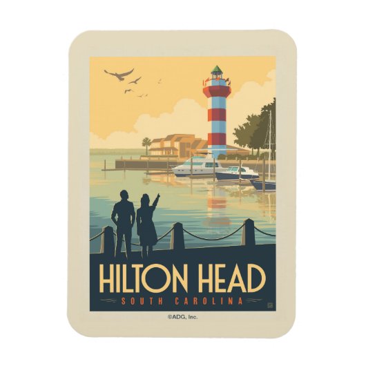 Hilton Head | South Carolina Magneet (Verticaal)