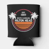 Hilton Head South Carolina - Retro Vintage 60s Blikjeskoeler (Achterkant)